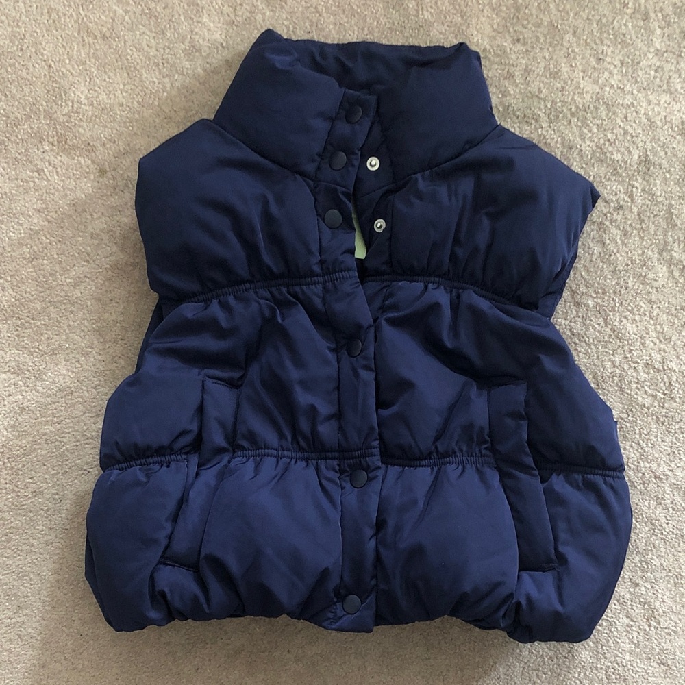 H&M Navy Puffy Vest